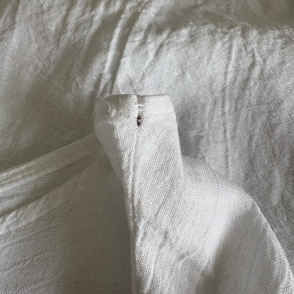 Paolo Tricot Linen/Silk Asymmetrical Top | Size L/XL - Picture 8 of 9